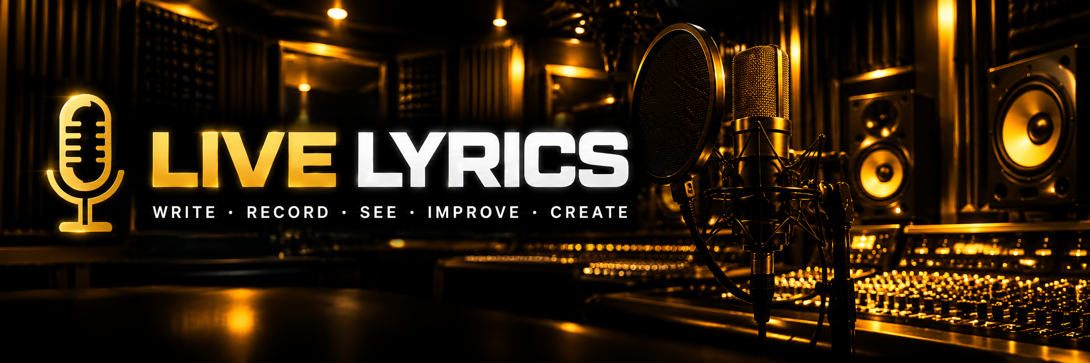 Live Lyrics — Write, record, see, improve, create