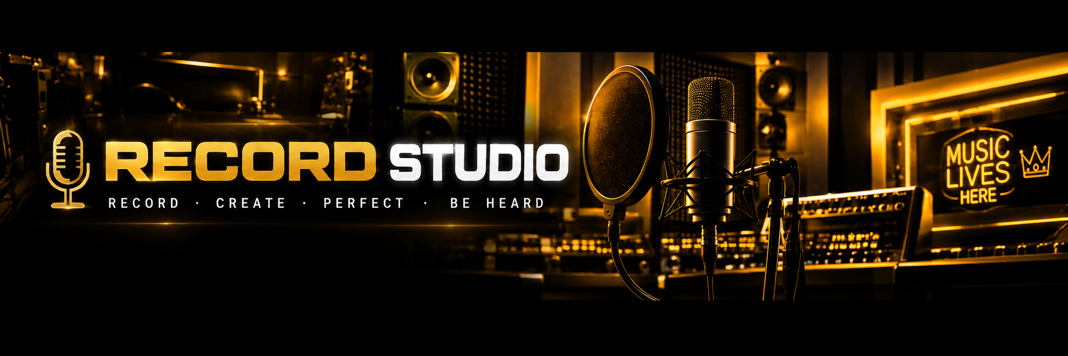 Record Studio — Record, create, perfect, be heard